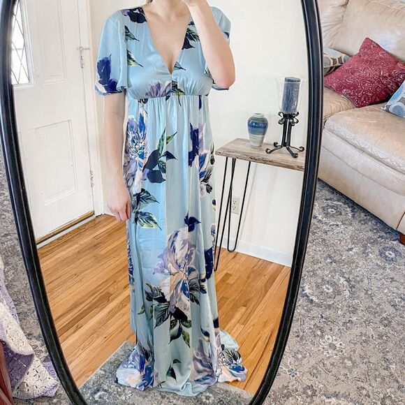 Show Me Your Mumu Faye Flutter Maxi Dress M - Picture 1 of 10